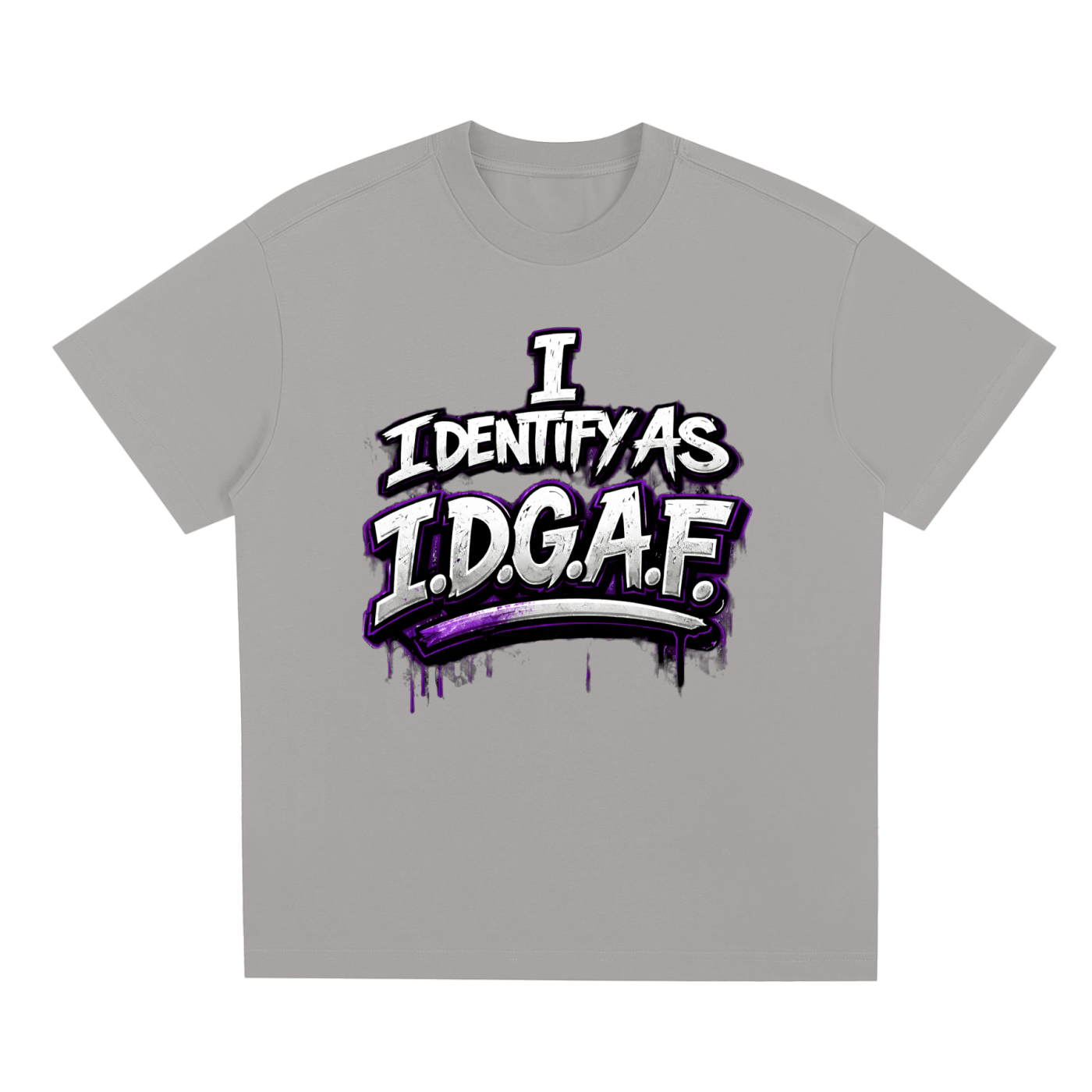 I Identify as IDGAF Sorona Quick-Dry Cooling T-Shirt