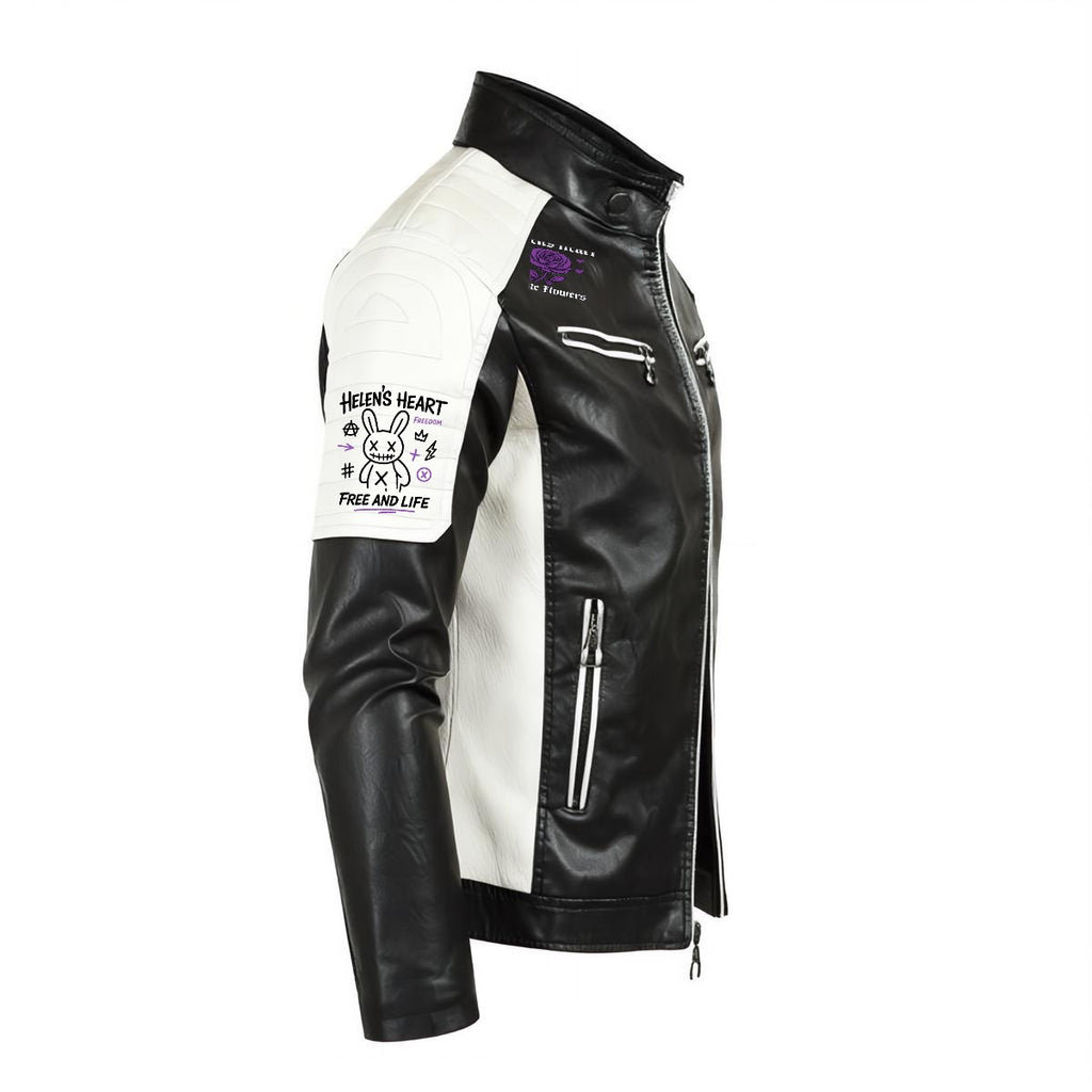 HHA Slim Racer Leather Jacket