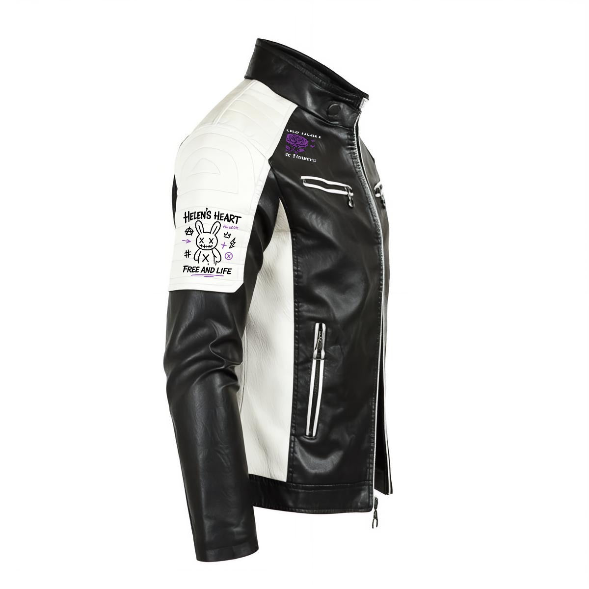 HHA Slim Racer Leather Jacket