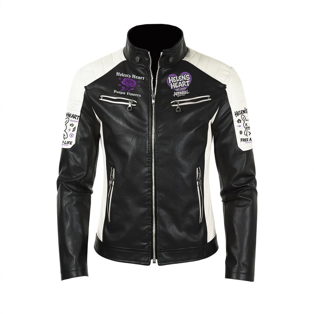 HHA Slim Racer Leather Jacket