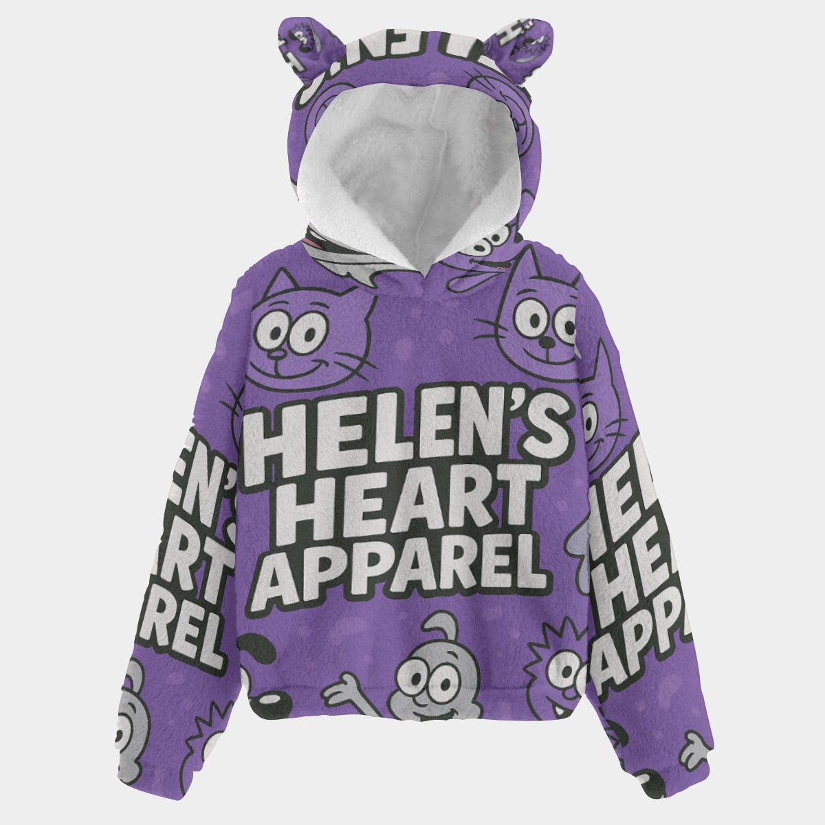 HHA  Kid’s Animal Fleece Hoodie With Ear