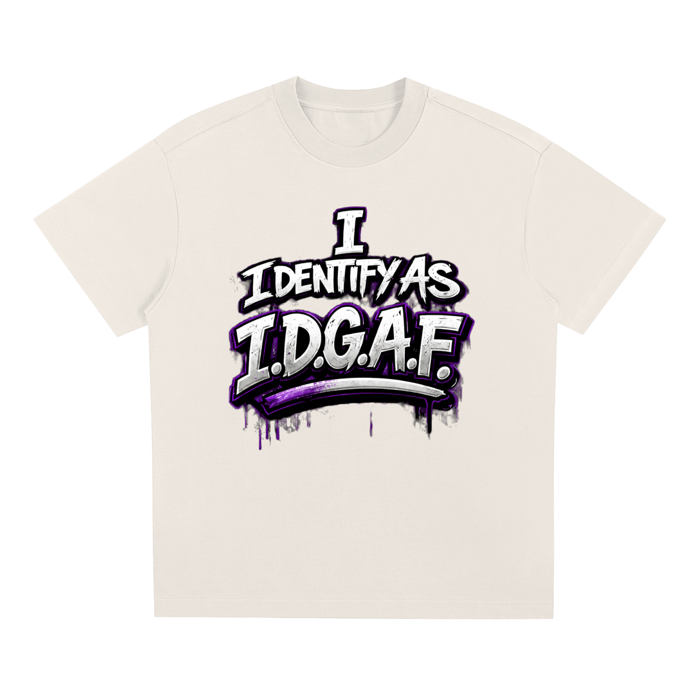 I Identify as IDGAF Sorona Quick-Dry Cooling T-Shirt