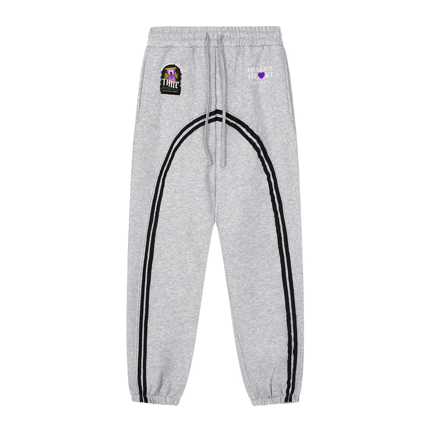 HHA Bold Sig Sun Fade Contrast Tape Fleece Jogged Sweatpants