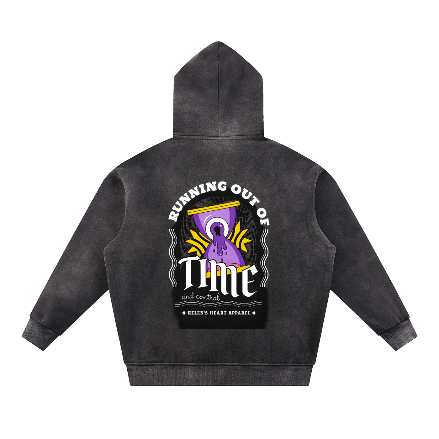 HHA Bold Sig Sun Fade Contrast Tape Fleece Hoodie